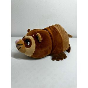 FlipaZoo Mushmillows Emmet Ferret to Trotter Otter 15in Plush Toy